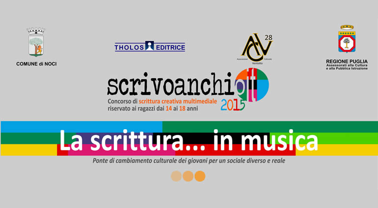 ‘La Scrittura … in musica’, il concorso Scrivoanchio.it questa sera in Piazza Moro