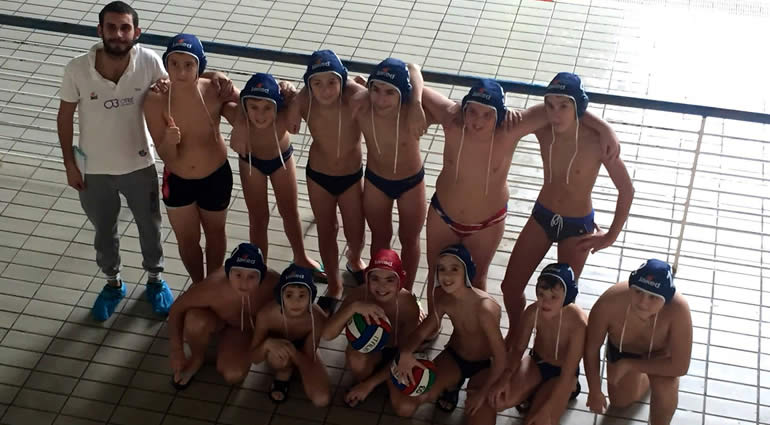 L’under 13 Otrè di pallanuoto vittoriosa sui pari età del Castellana