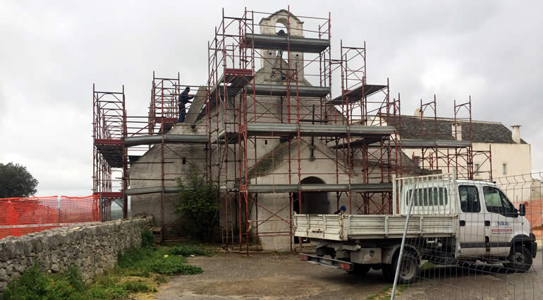 Avviato il restauro della Chiesa di Barsento