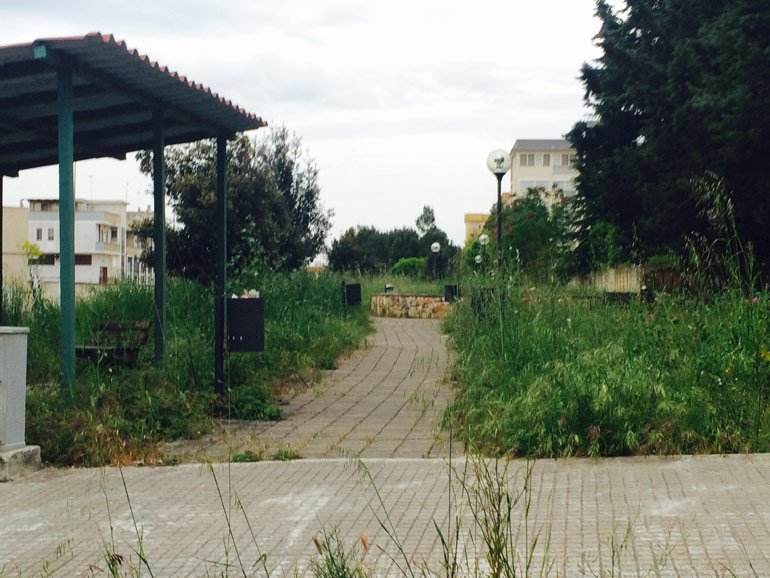 E i giardini di via Di Vittorio…