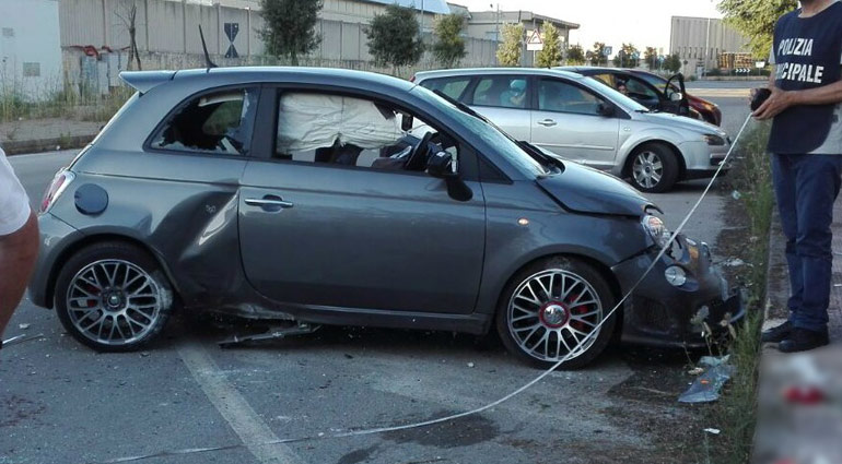 Incidente stradale nella Zona Industriale