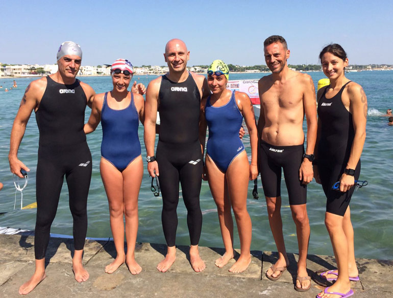 Otrè Nuoto terza a Porto Cesareo