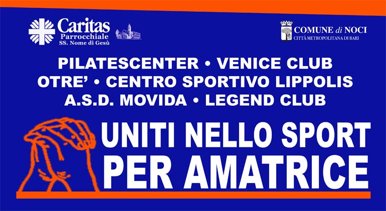 Uninti nello sport per Amatrice