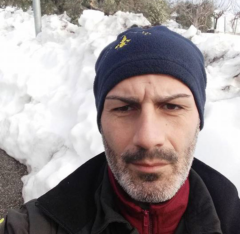 Emergenza centro-Italia: Pietro Intini tra i soccorritori