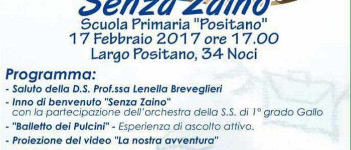 Immagine 2: Domani la presentazione di Senza Zaino