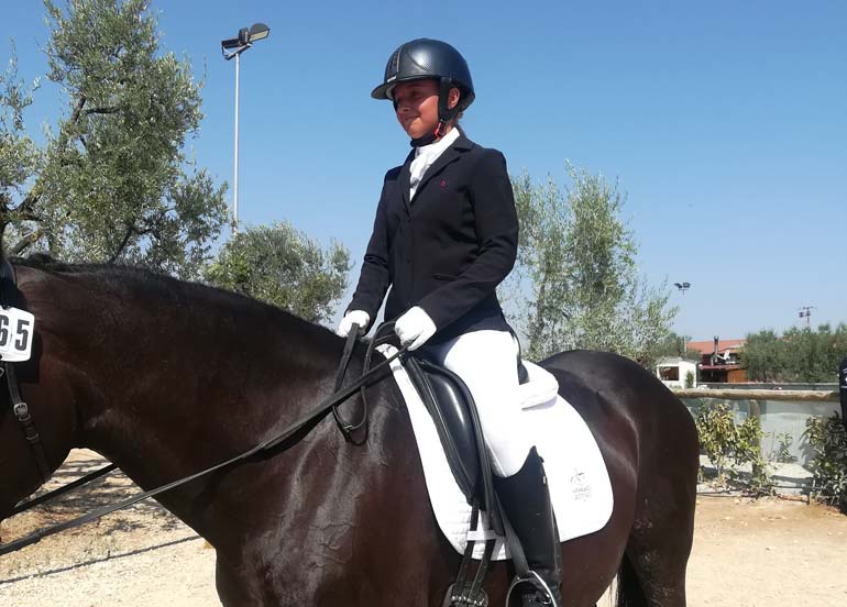 Monaci quinta al Campionato Meridionale di Dressage