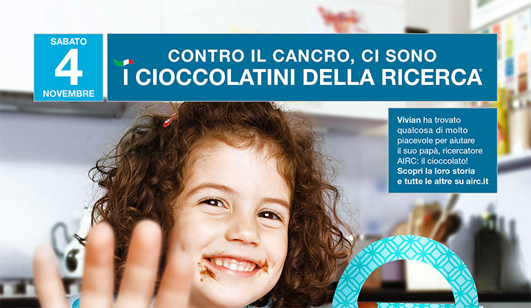 AIRC e i Cioccolatini della Ricerca