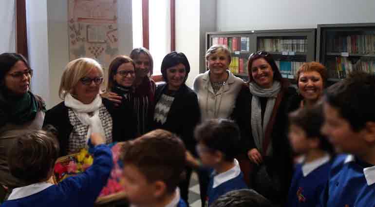 Torna a vivere la biblioteca della scuola Positano