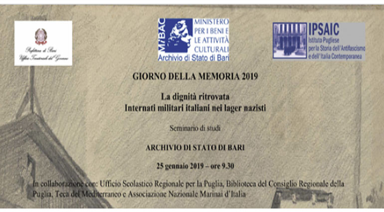 Giorno della memoria, Seminario di studi all’Archivio di Stato