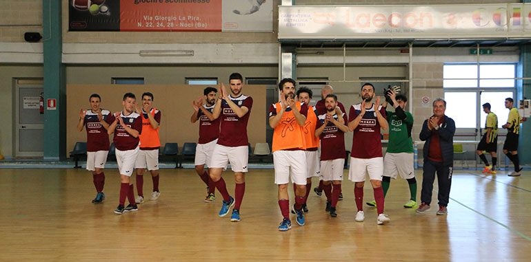 Futsal Noci: Il sogno playoff termina ad Aradeo