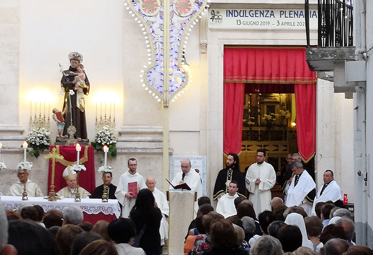 Sant’Antonio e l’inizio del Giubileo del Carmine