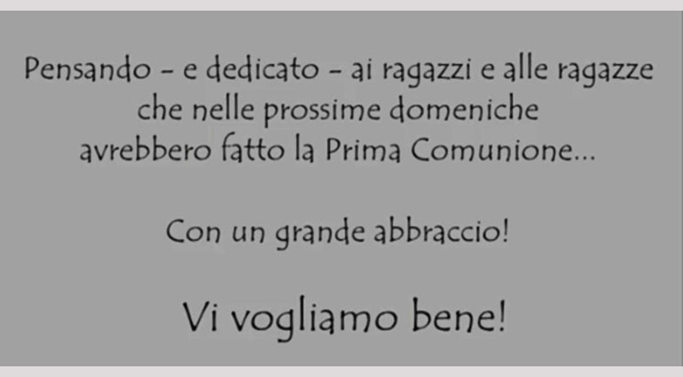 Don Stefano Mazzarisi: “L’incontro con il Corpo di Cristo è solo rimandato”