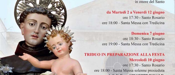 Immagine 2: "Tredicina" a Sant'Antonio e Festa in Chiesa Madre