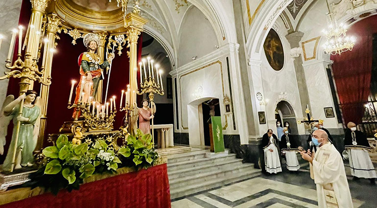 Iniziati i festeggiamenti in onore di San Rocco