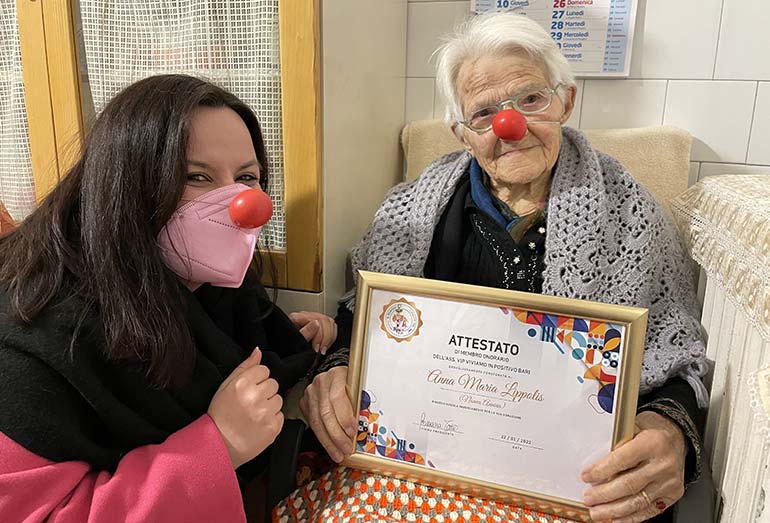 NONNA ANNINA “MEMBRO ONORARIO” DI VIP BARI