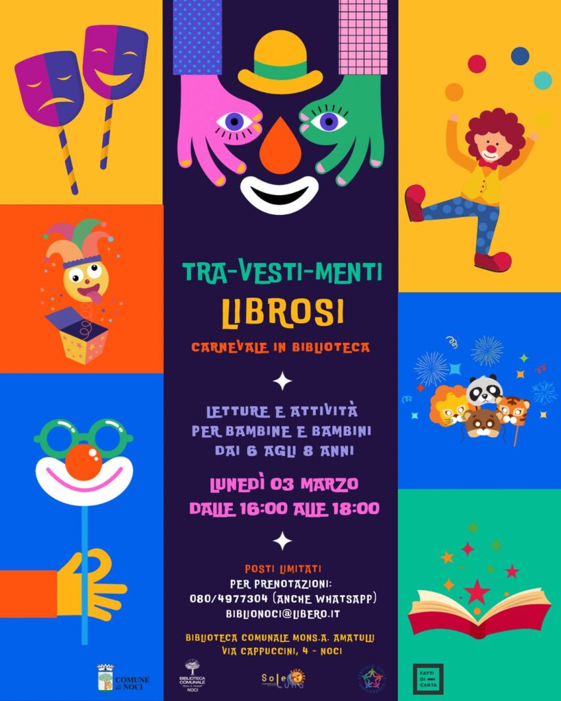 Tra-vesti-menti librosi: carnevale in biblioteca